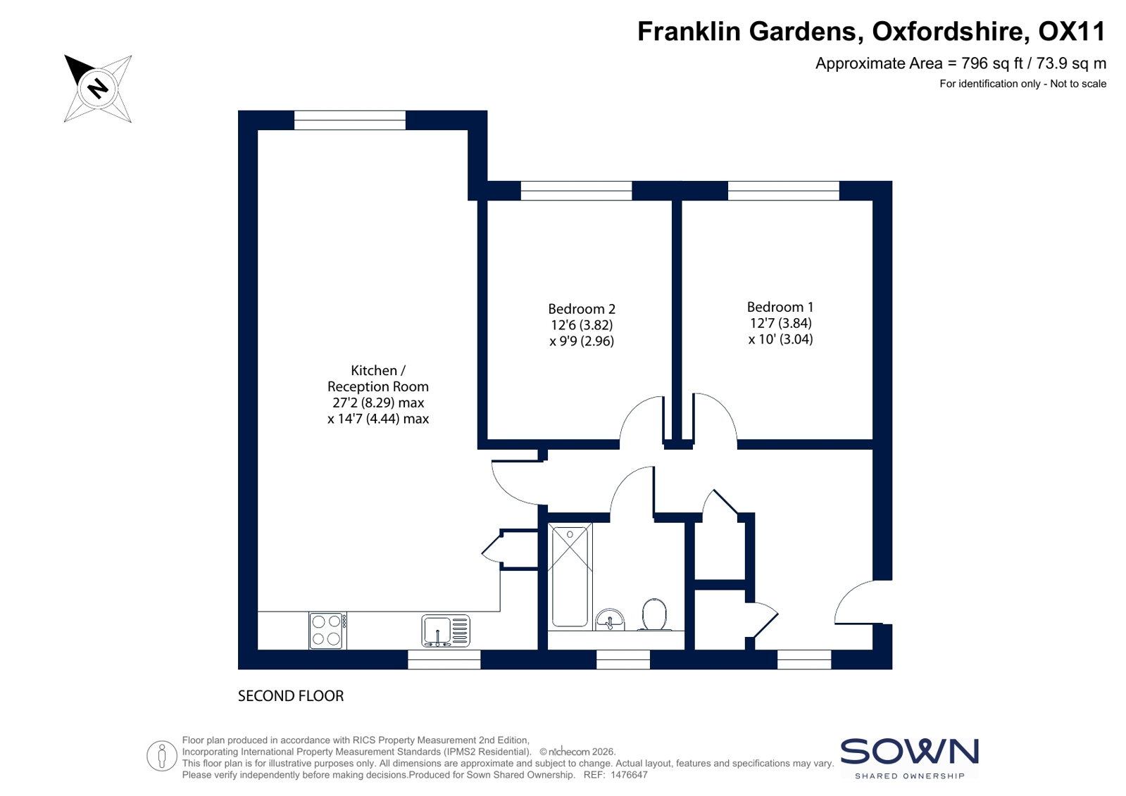 SNG SO, 11, Franklin Gardens, Oxfordshire floorplan