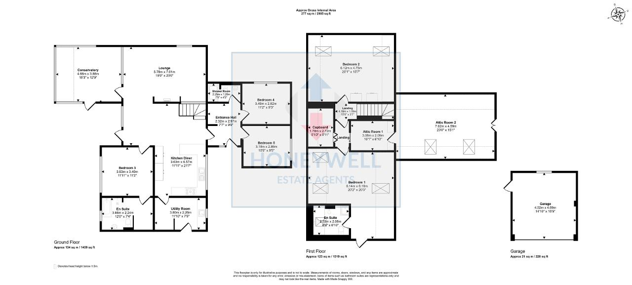 Garden House, Pimlico Road, Clitheroe floorplan