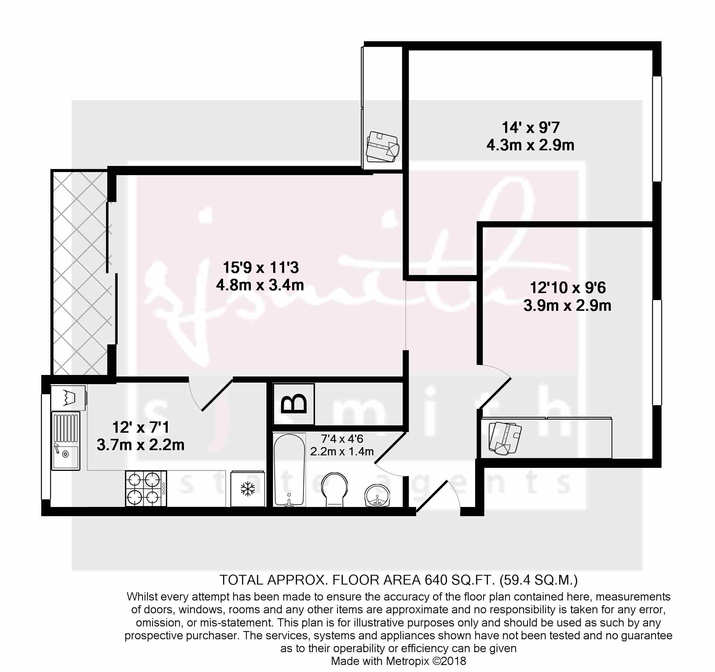 2 Bedrooms Flat to rent in St. Marys, Victoria Road, Weybridge KT13