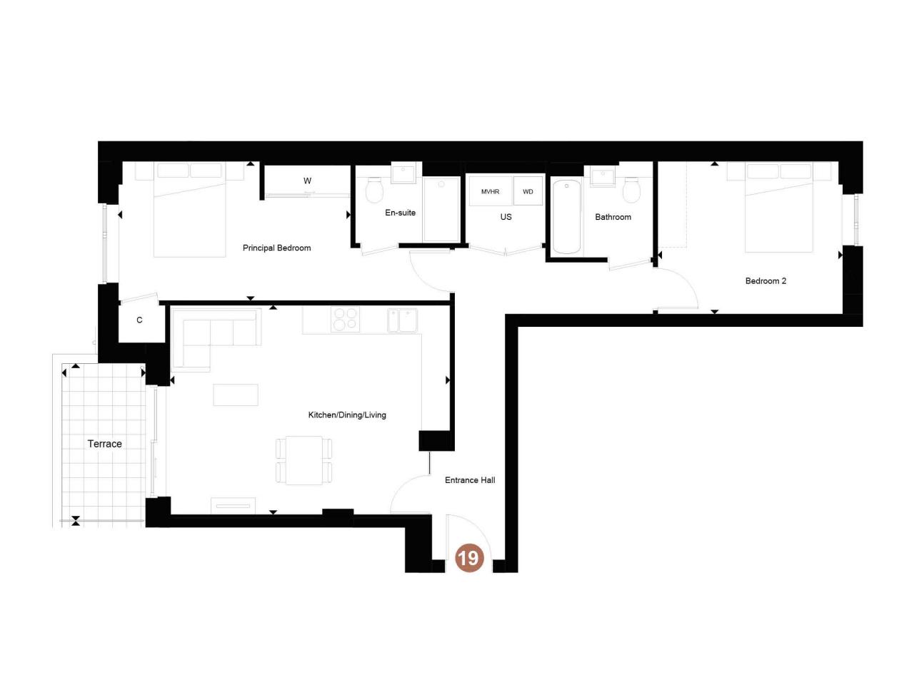 College Road, Clifton floorplan