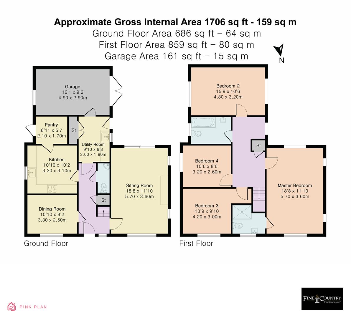 1, Wappenham Road, Helmdon floorplan