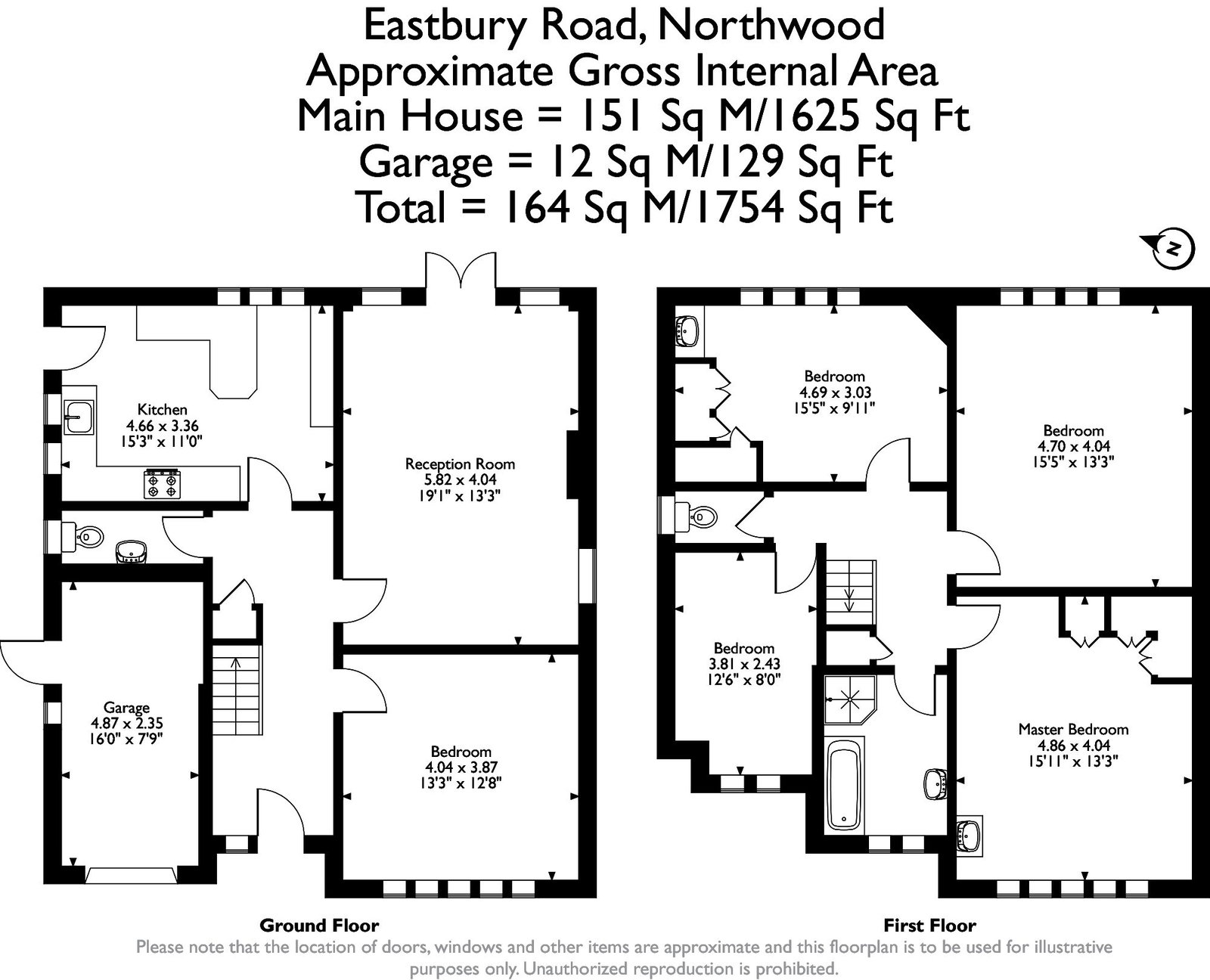 42, Eastbury Road, Northwood floorplan