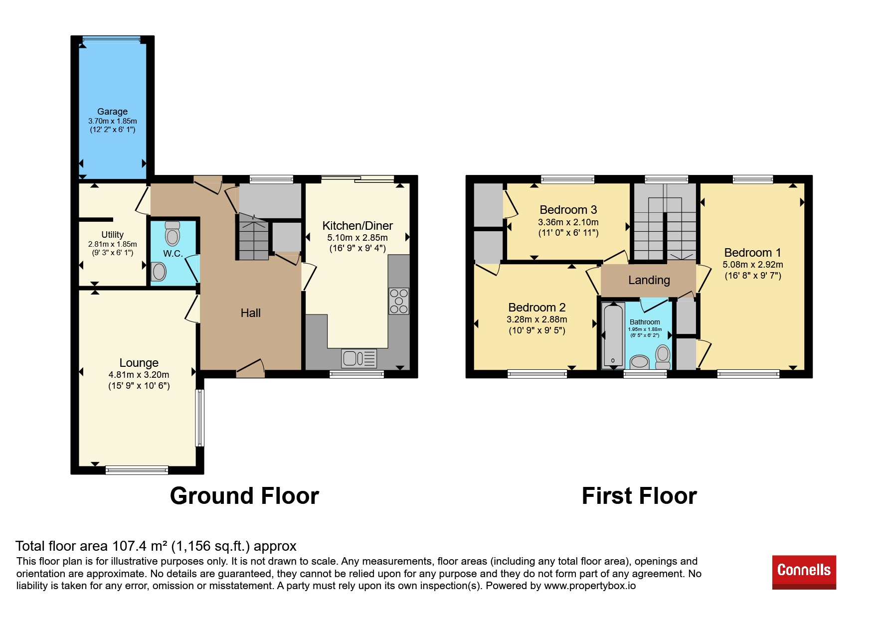 35, Lonsdale Road, Stevenage floorplan
