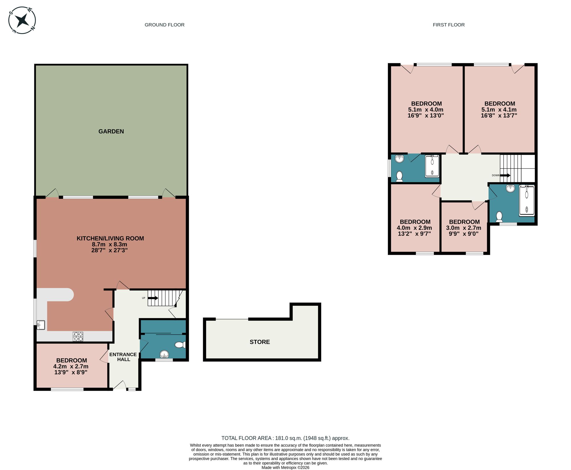 5 Chailey Avenue, Brighton floorplan