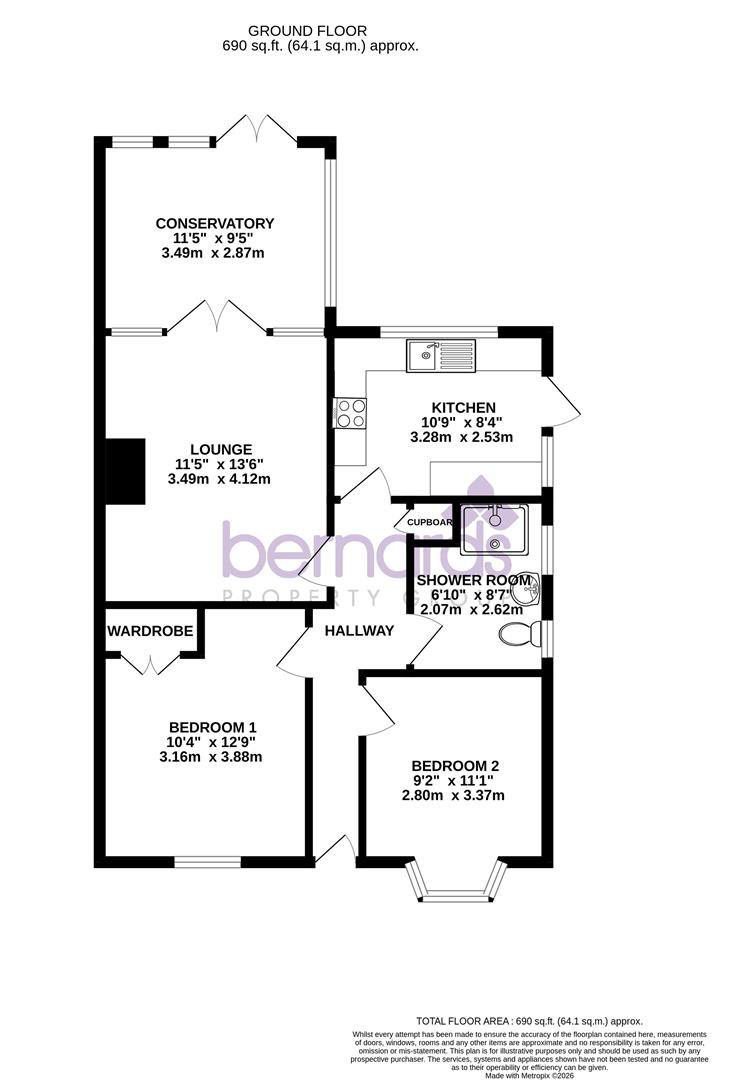 35, Gosport Road, Lee-On-The-Solent floorplan
