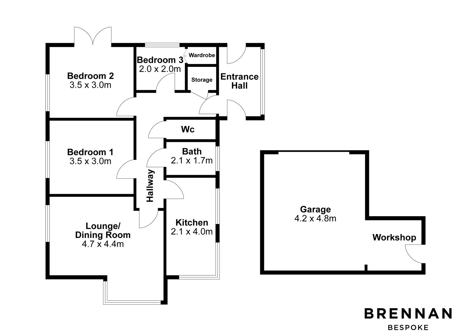 Fairfield Road, Isham, Kettering NN14, 3 bedroom detached bungalow for
