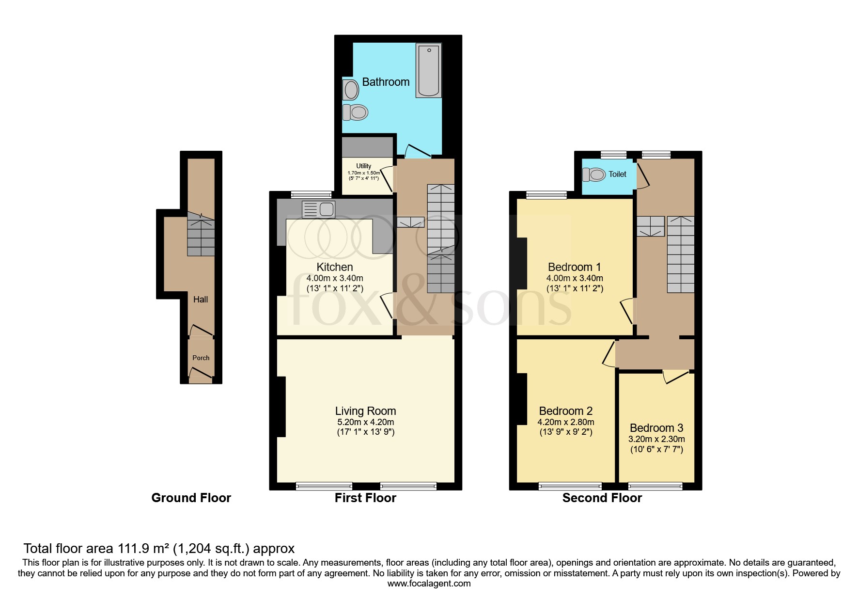 4a, Hughenden Road, Hastings floorplan