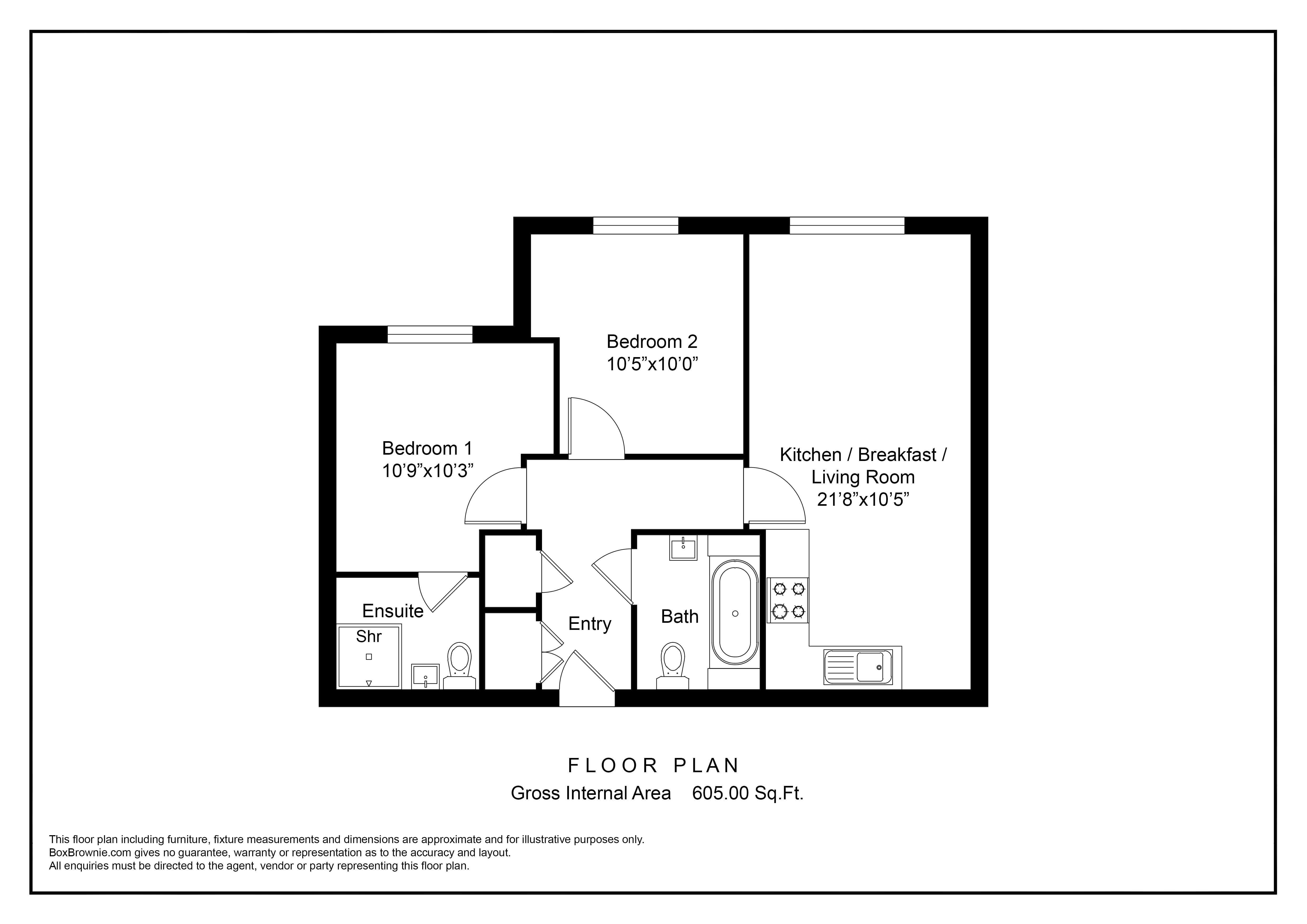 58, Harrow Close, Addlestone floorplan