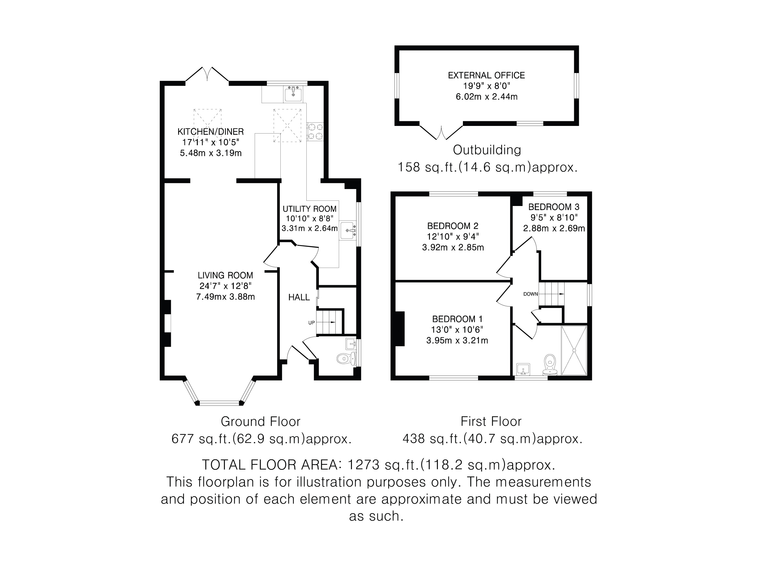 22, Rooks Hill, Welwyn Garden City floorplan