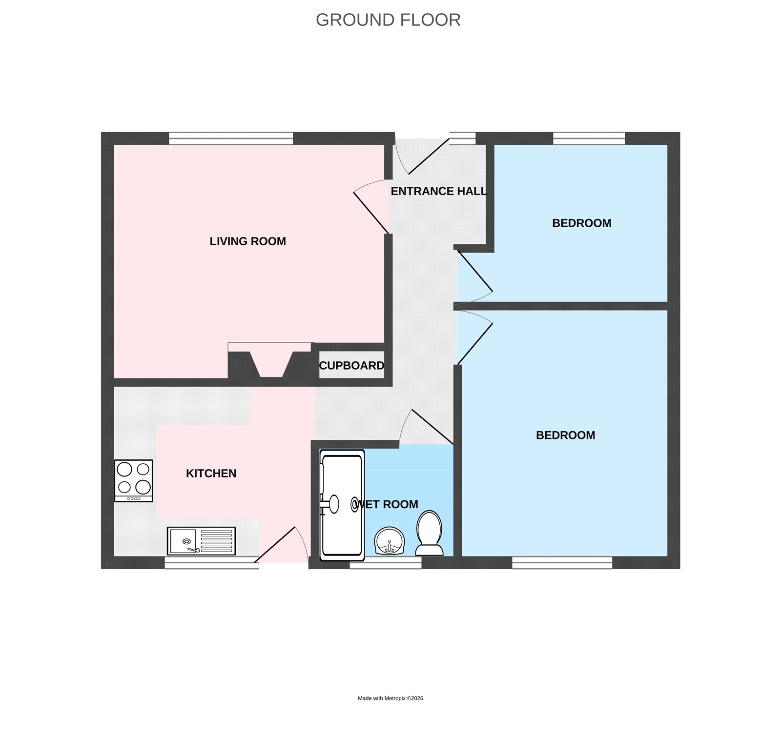 76, The Wheatlands, Shrewsbury floorplan