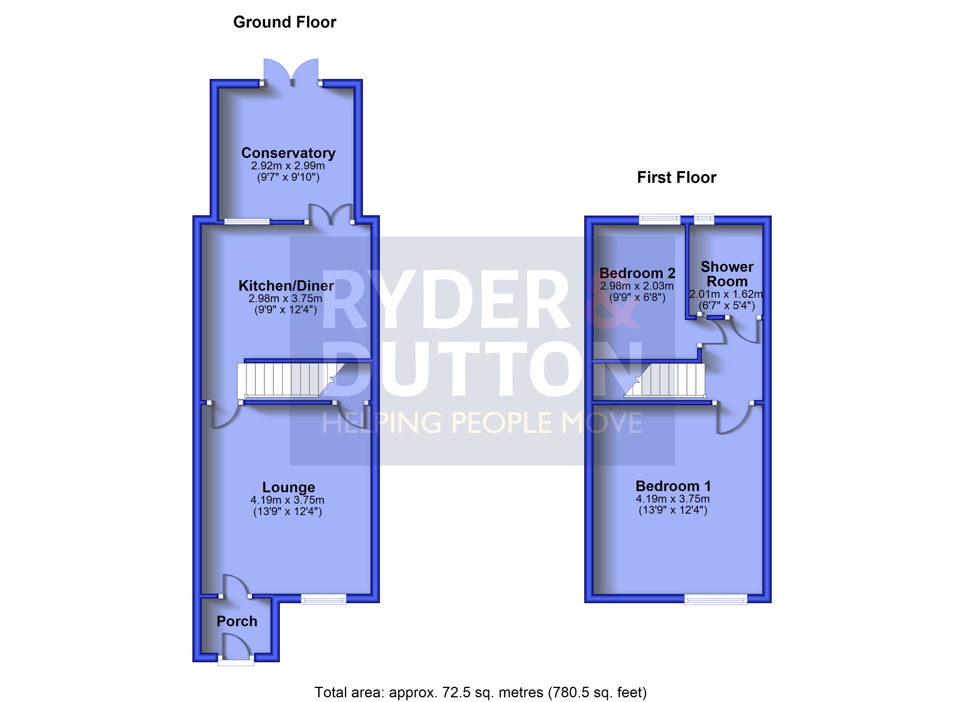 60, Greens Lane, Rossendale floorplan