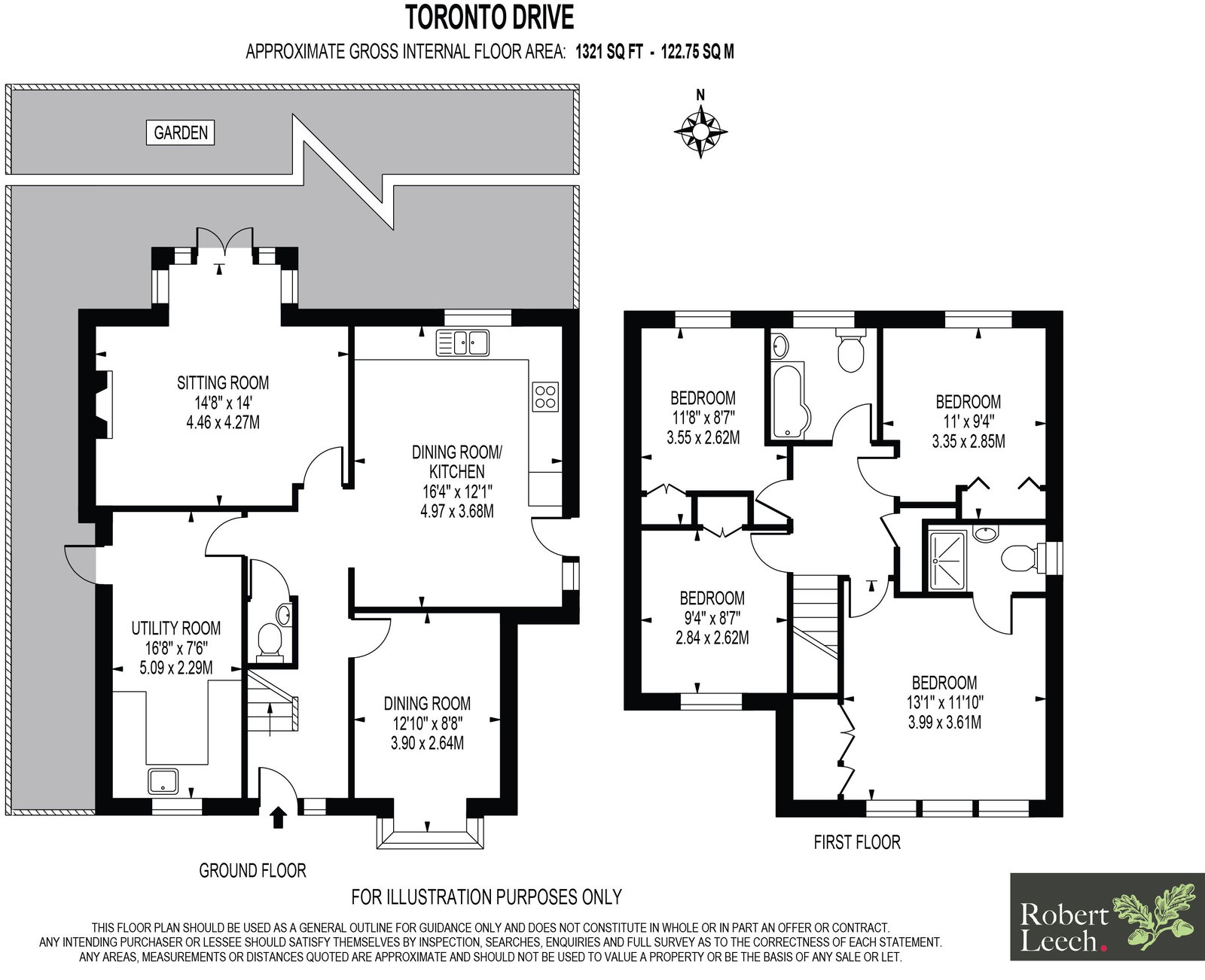 3, Toronto Drive, Horley floorplan