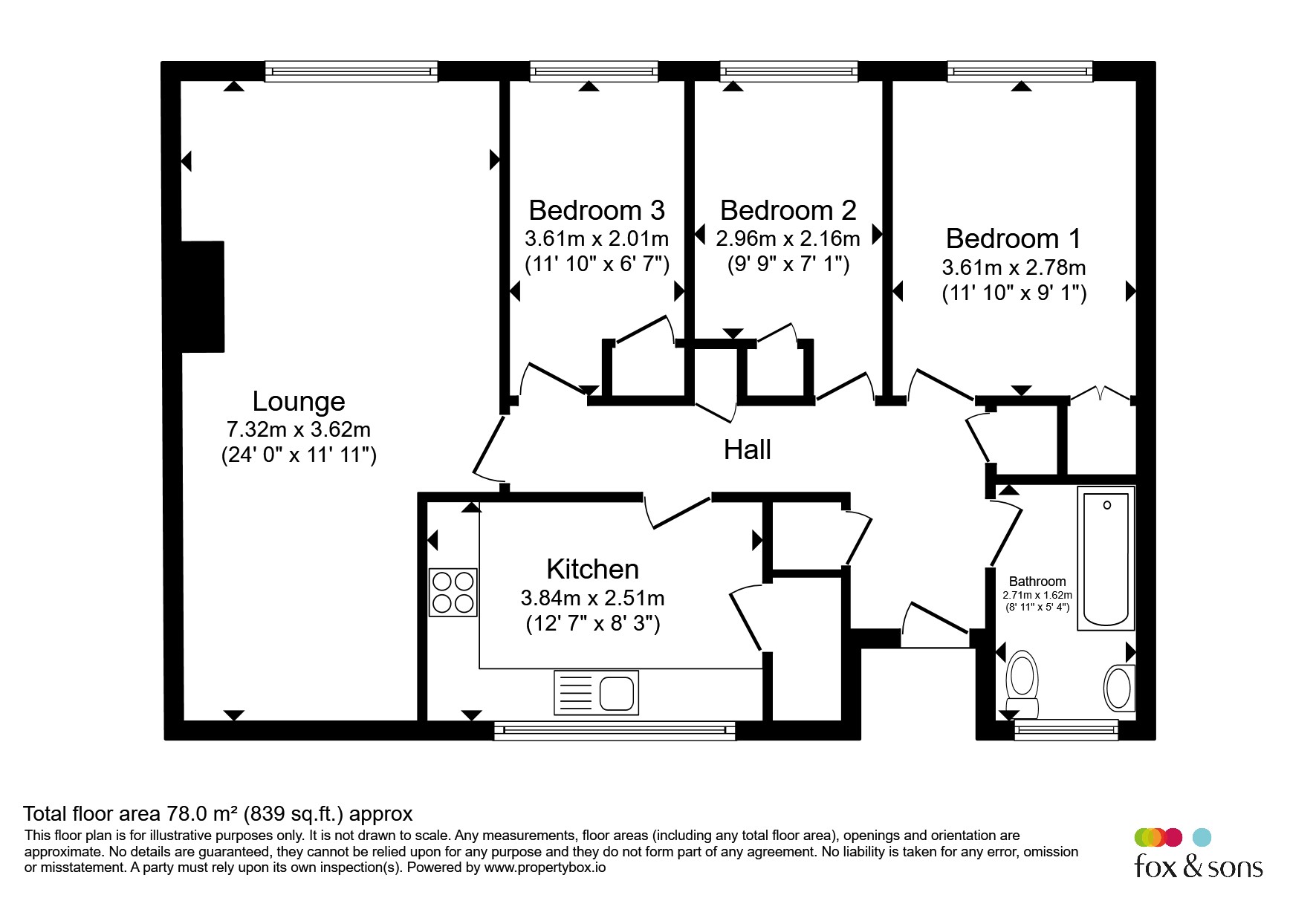 11a, Wallace Parade, WORTHING floorplan