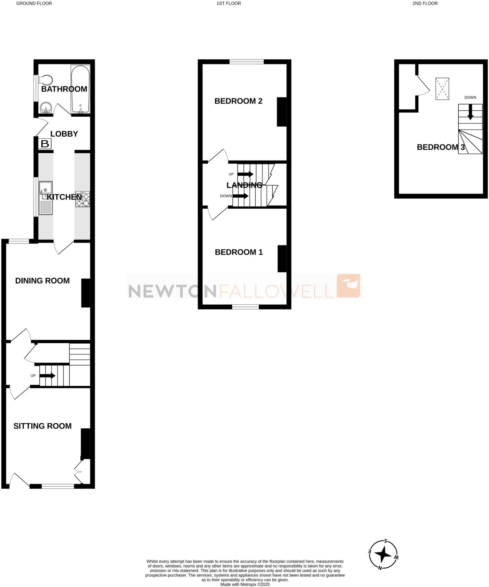 3, Springfield Road, Grantham floorplan