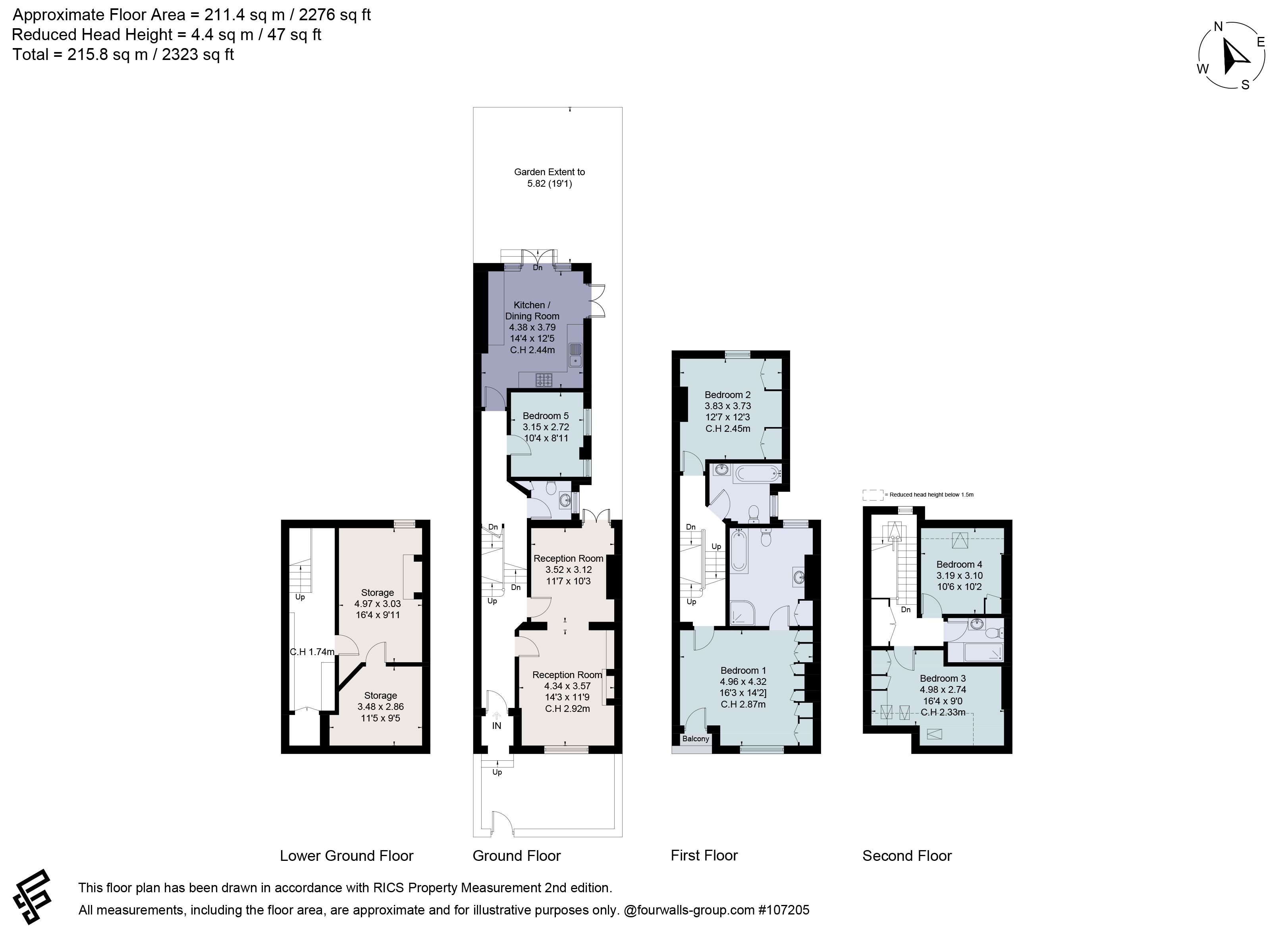 39, Bowerdean Street, London floorplan