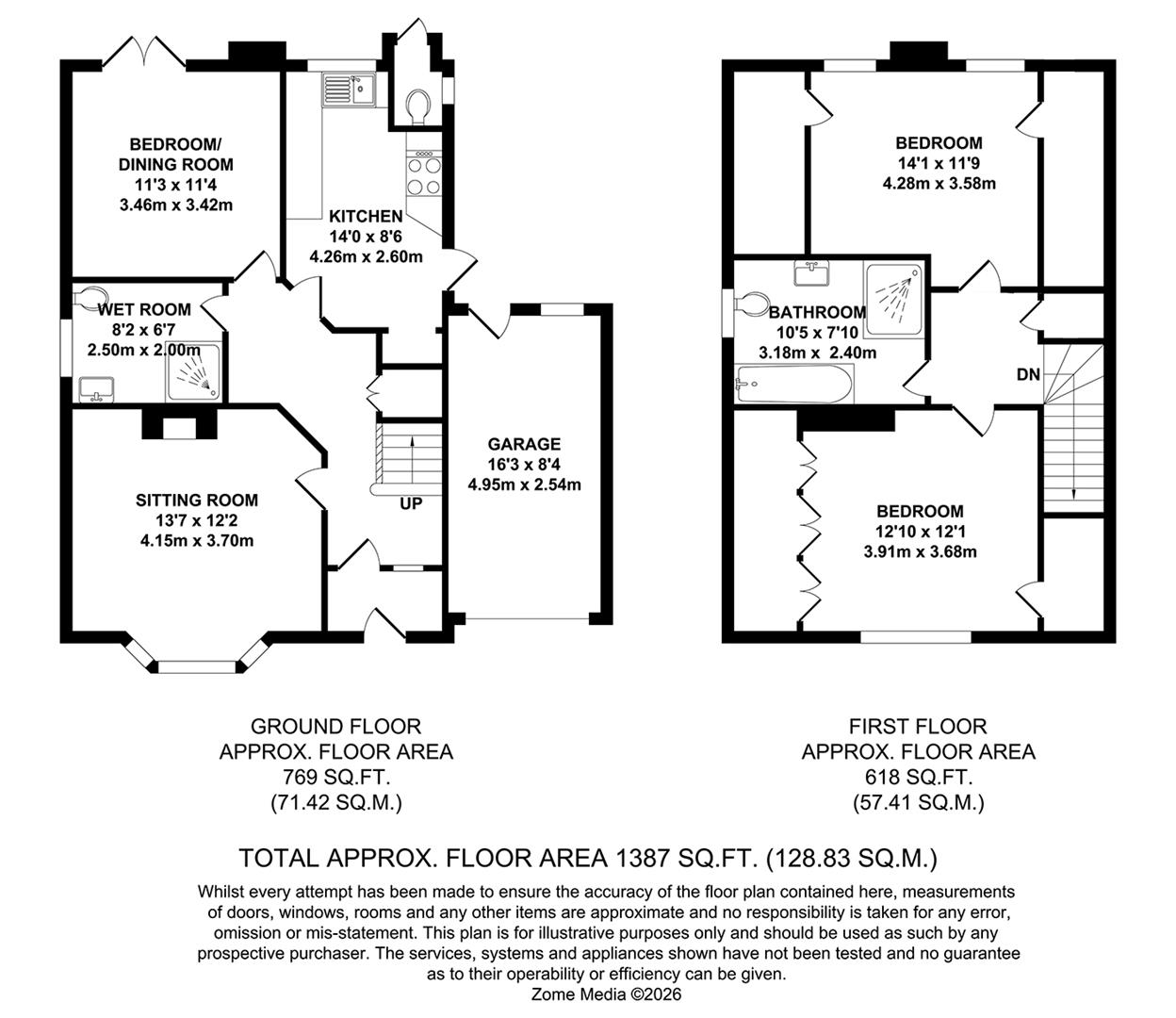 2, Stanam Road, Pembury floorplan