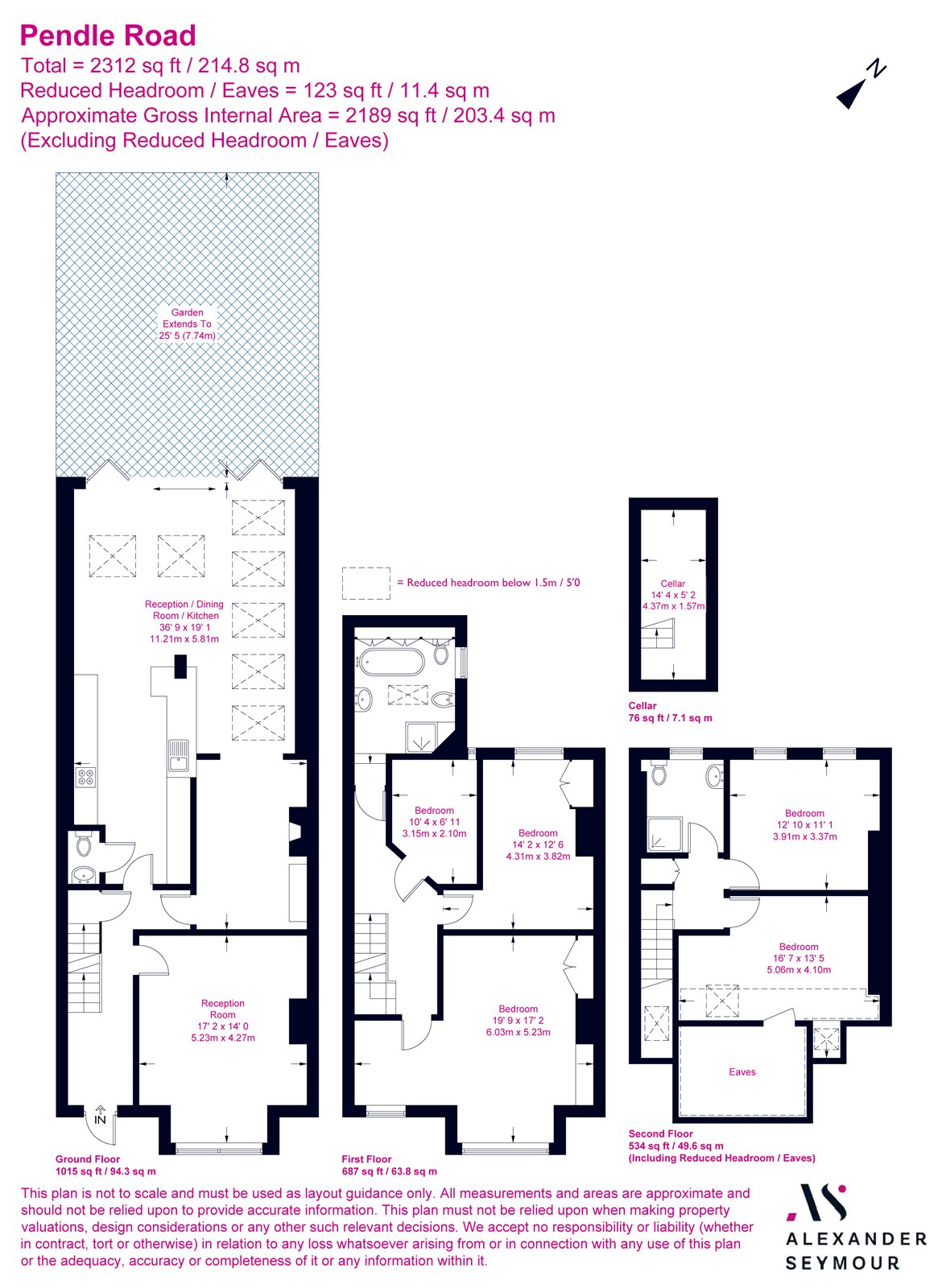 Pendle Road, Furzedown, SW16 floorplan
