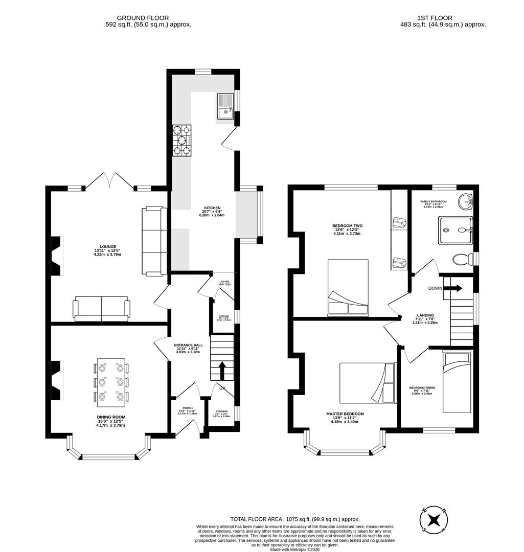 20, Woodside Avenue, Preston floorplan