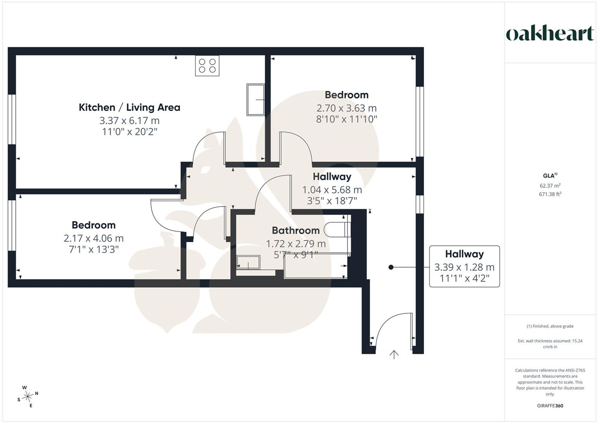 Flat 3, 1 Mimas Way, Ipswich floorplan