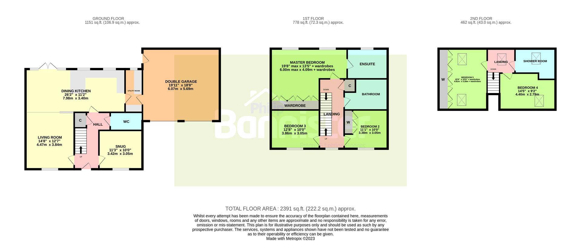 18, Monckton Rise, South Newbald floorplan
