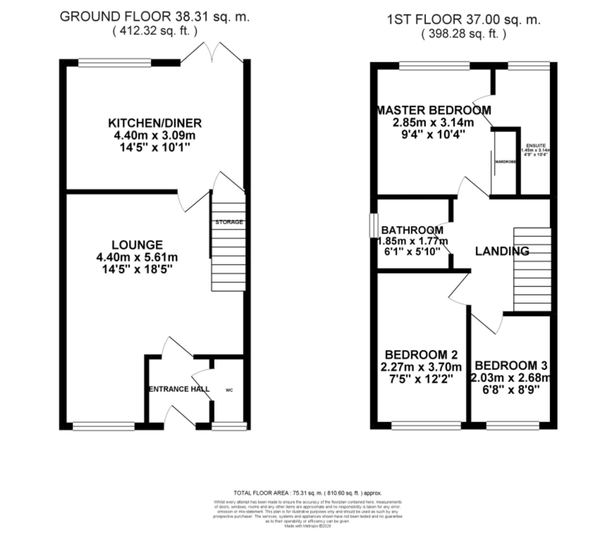 55 Pugin Road, Uttoxeter floorplan