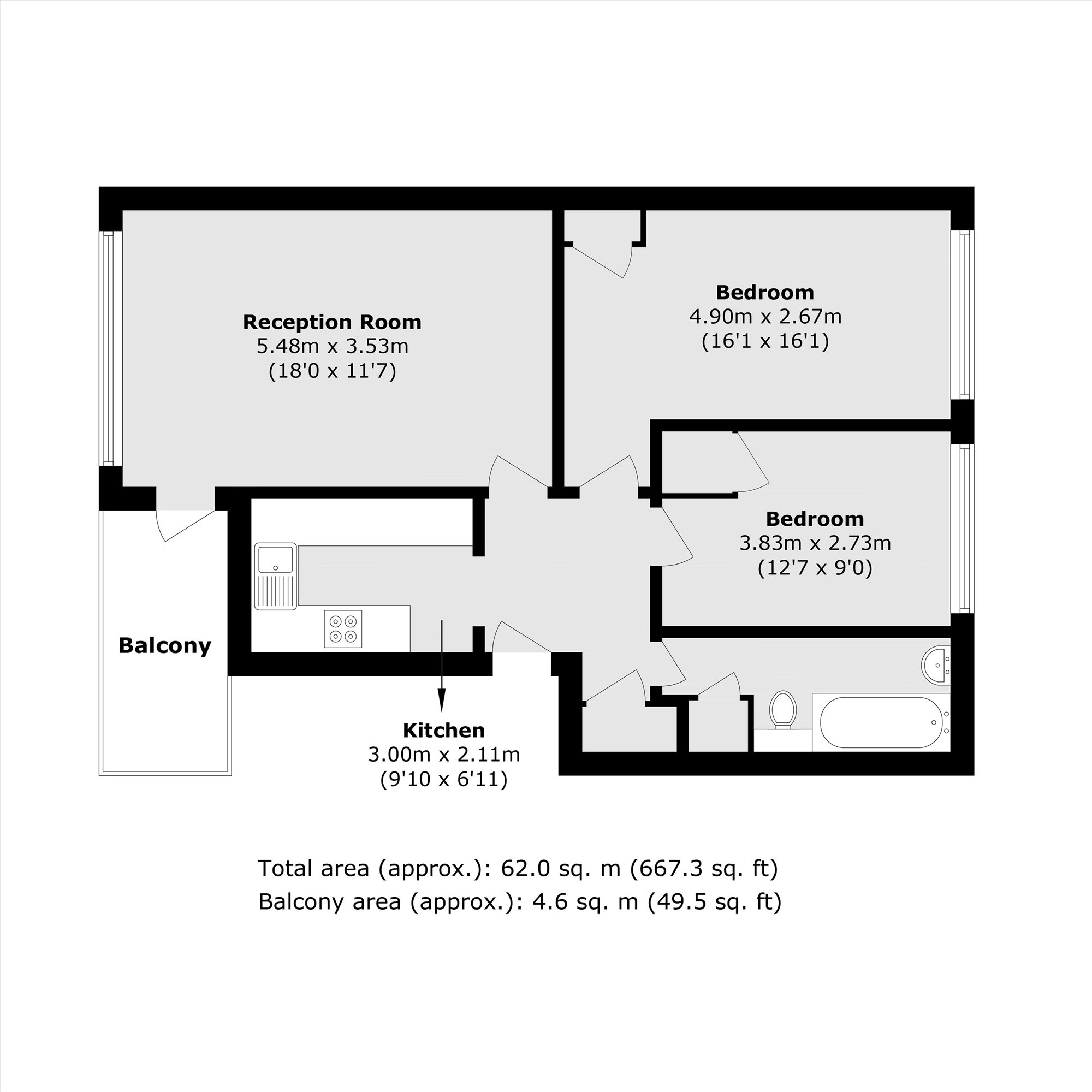 Golden Lane Estate, London floorplan