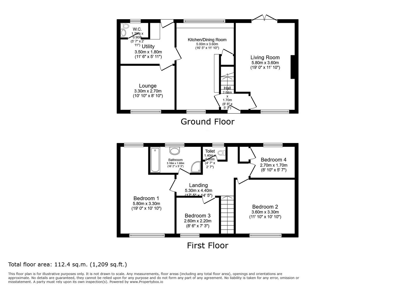 13, Manor Road, Carlisle floorplan