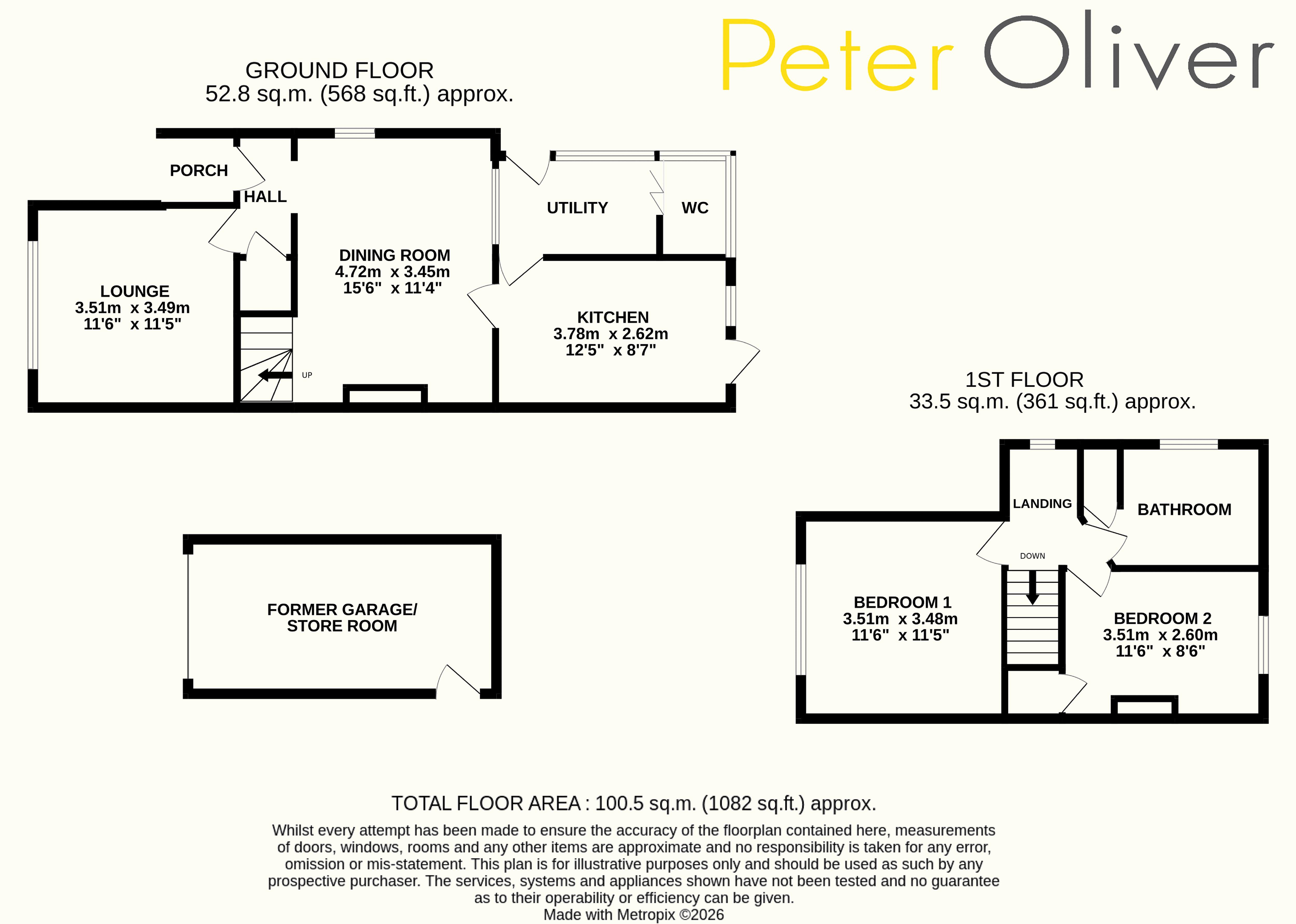 Rose Bank, Heathfield floorplan