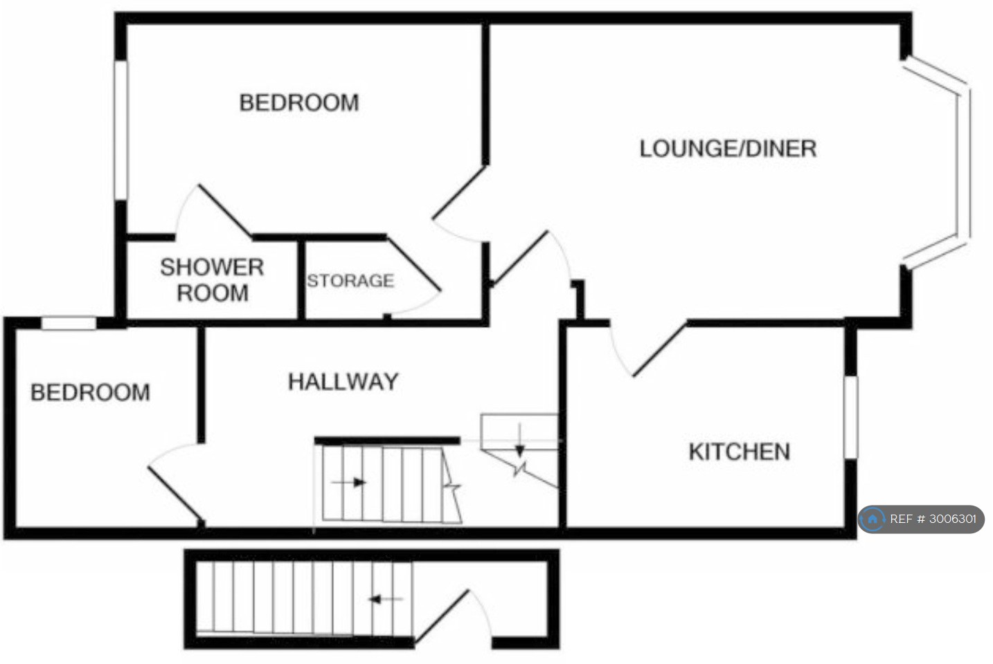Flat, Morfa Road, Llandudno floorplan
