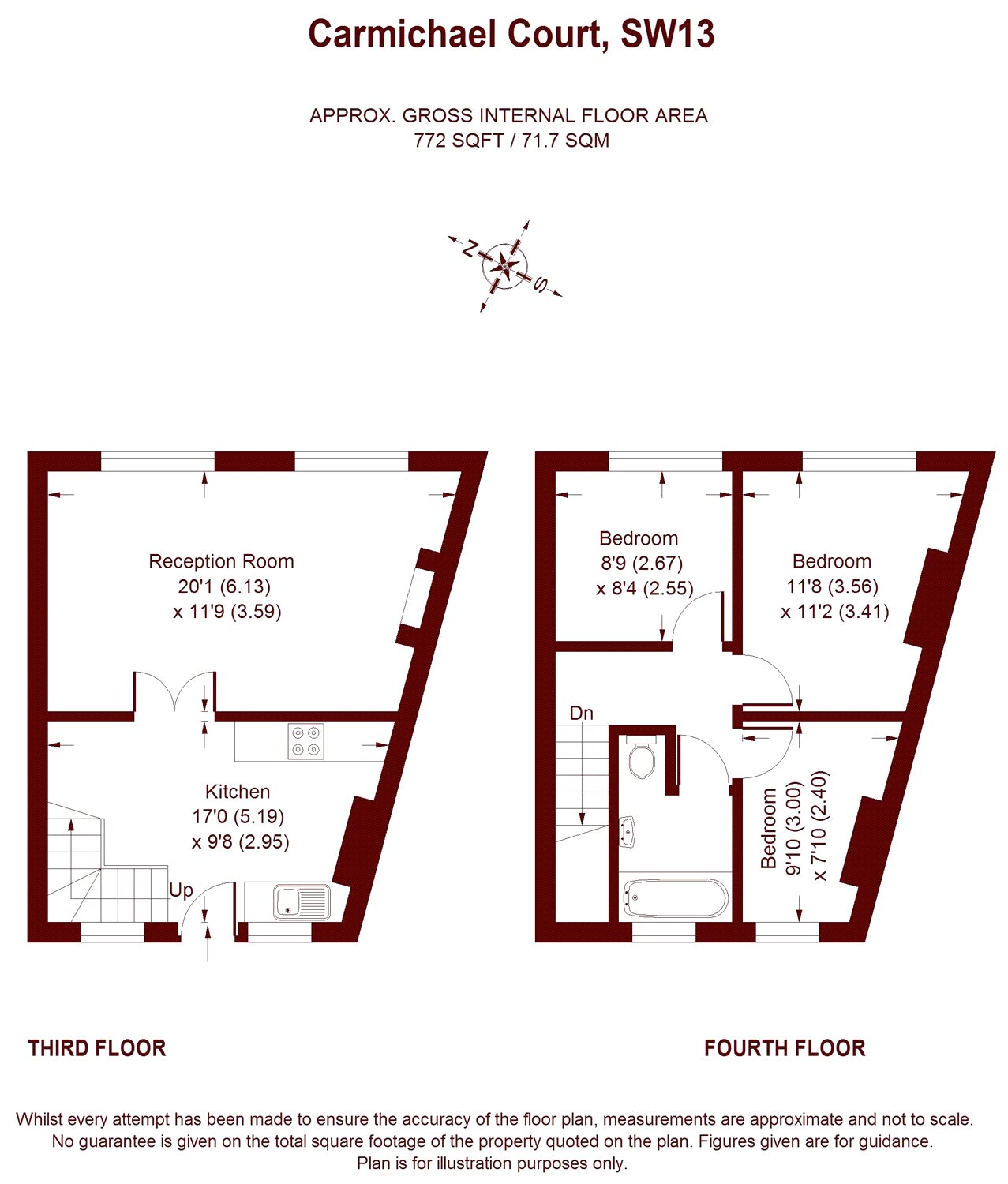 48, Carmichael Court, London floorplan