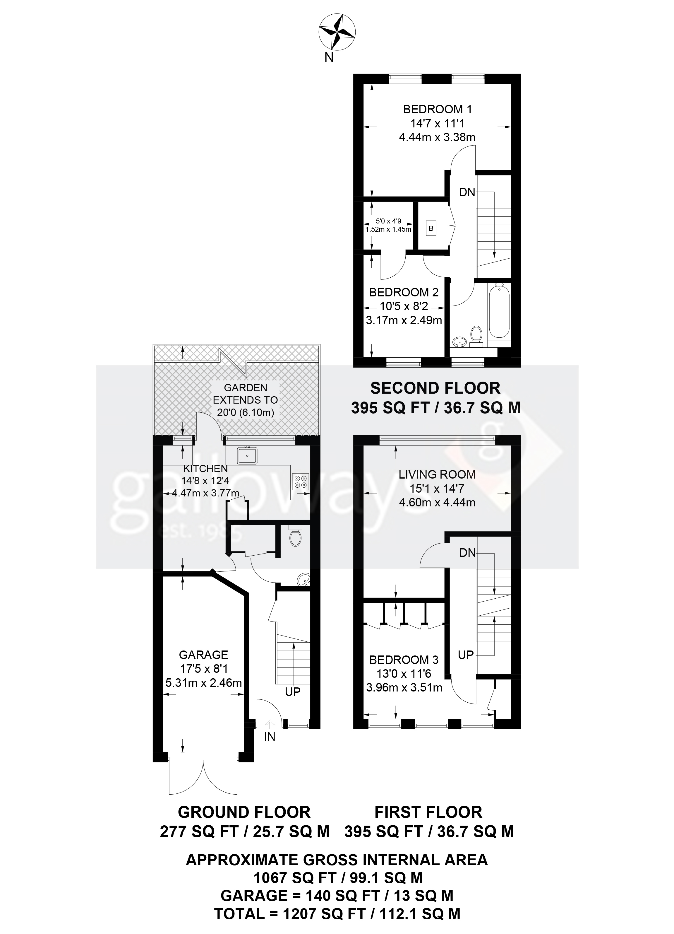 3 Bedrooms  for sale in Yeoman Close, London SE27