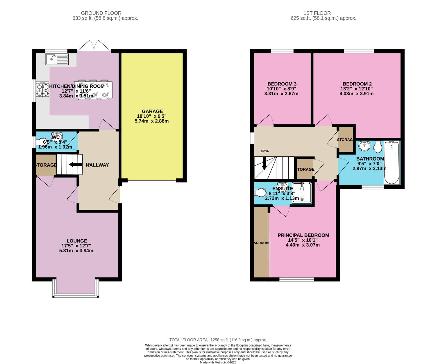 52, SHERWOOD DRIVE, SELBY floorplan