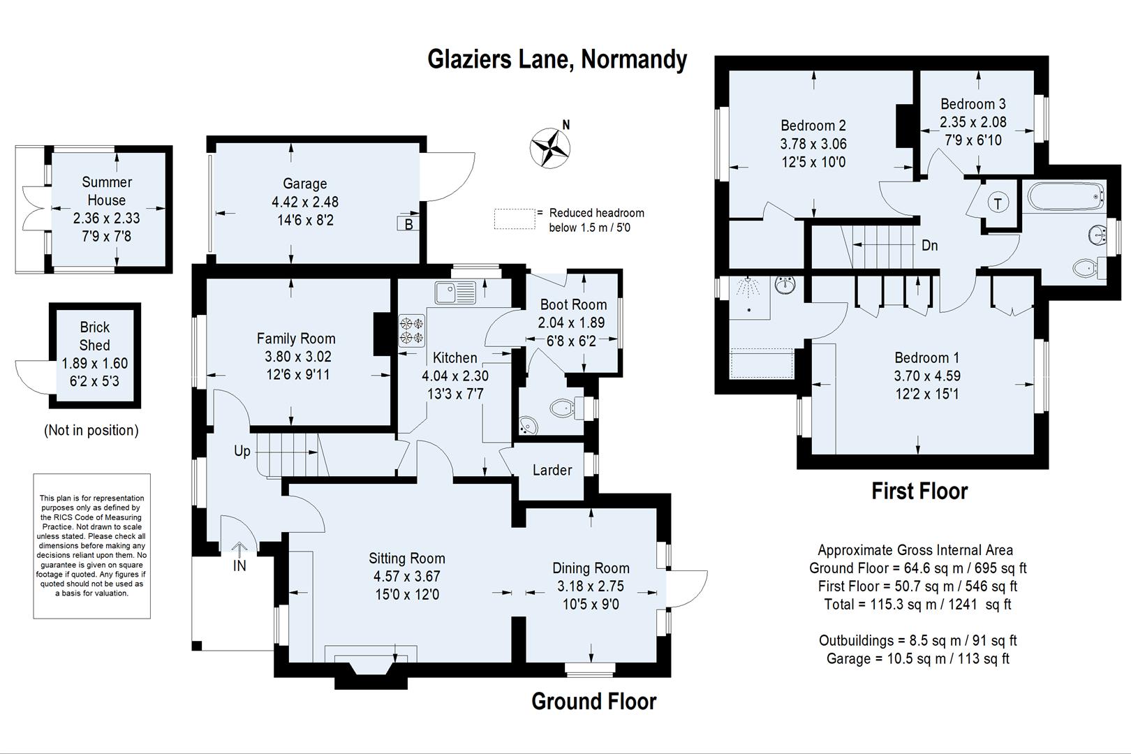Dardoni, 49 Glaziers Lane, Guildford floorplan