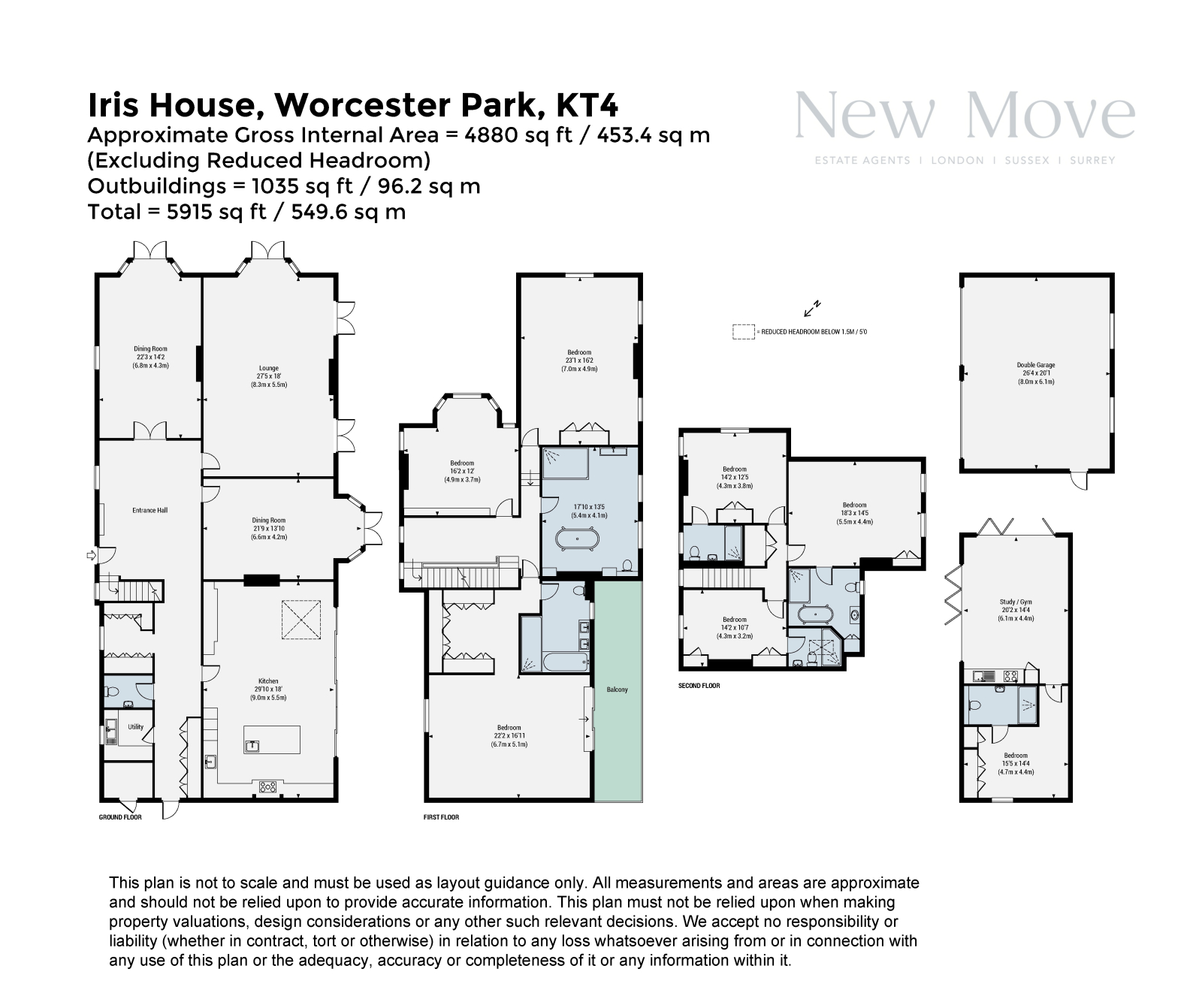 Iris House, Old Malden Lane, Worcester Park floorplan