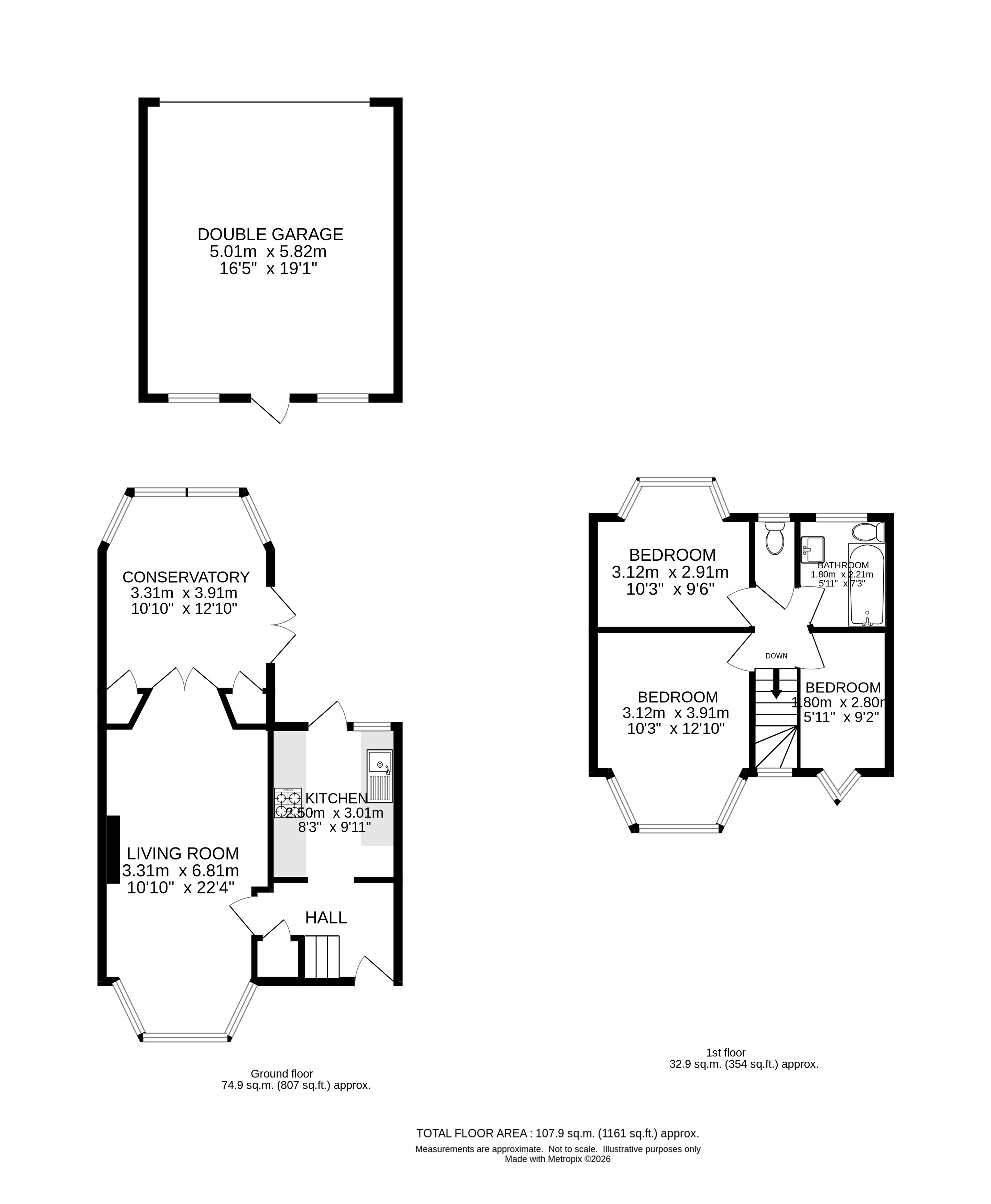 Seymour Avenue, Morden floorplan
