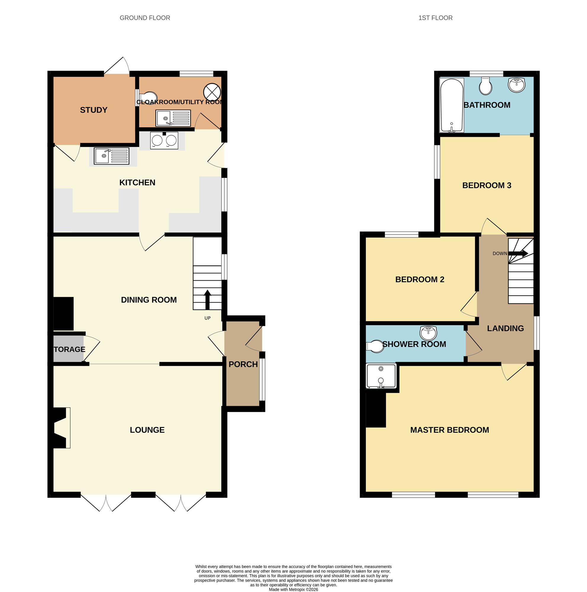 33, Suffolk Street, Walton On The Naze floorplan