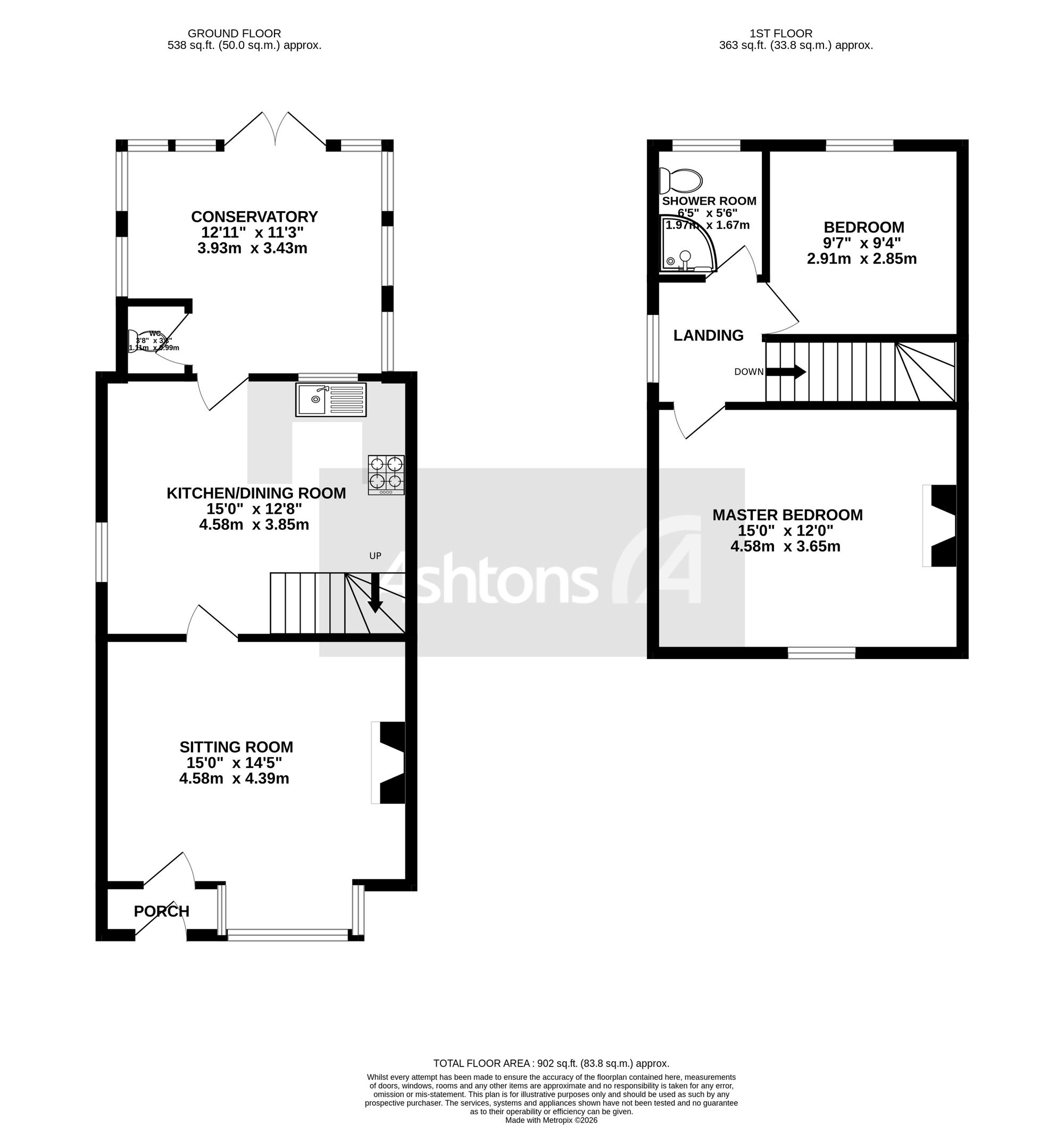 1 Blackbrook Road, St. Helens floorplan