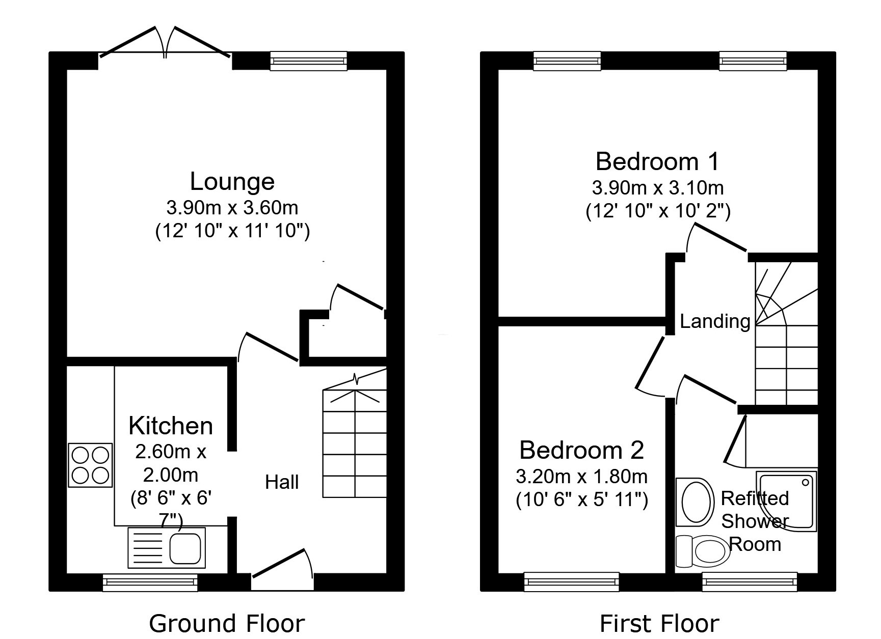 6, Potters Close, Bourne floorplan