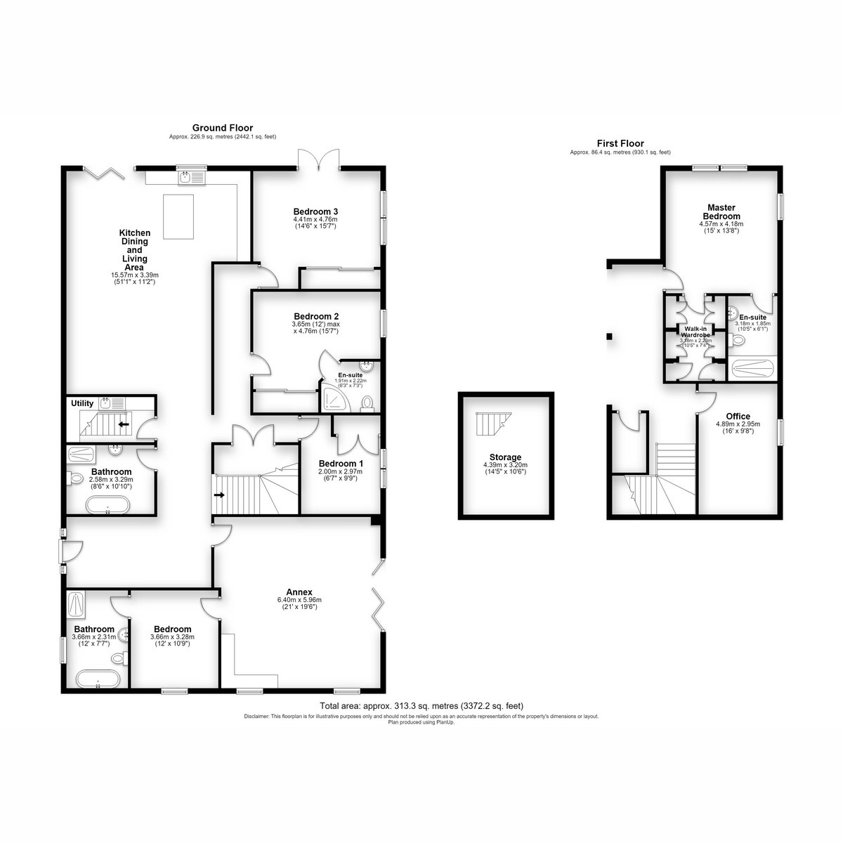 Oak Barn, Woodbarn Lane, Carlton Colville floorplan