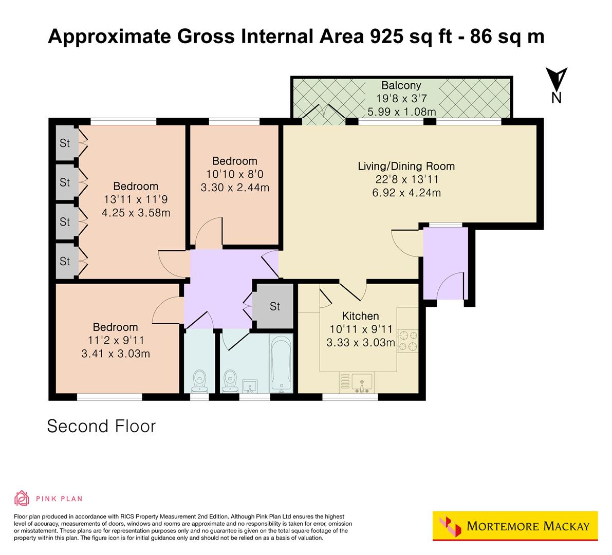 44, Springbank, London floorplan