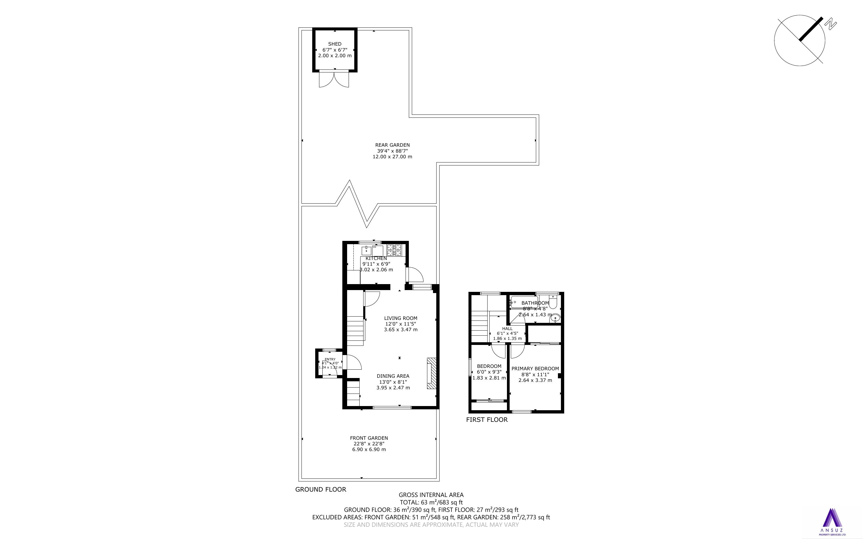 Hogarth Hill, London NW11 floorplan