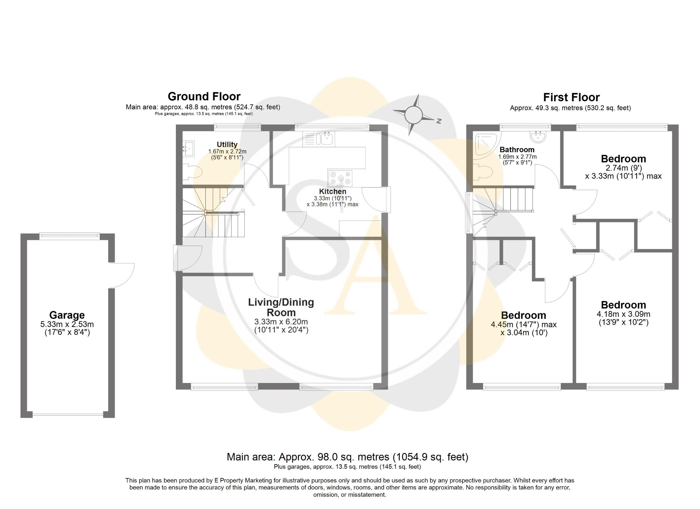 4 Mulberry Close, Aldershot floorplan