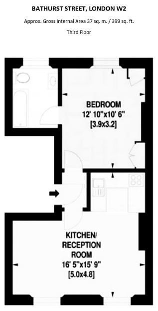 1 Bedrooms Flat to rent in Bathurst Street, London W2