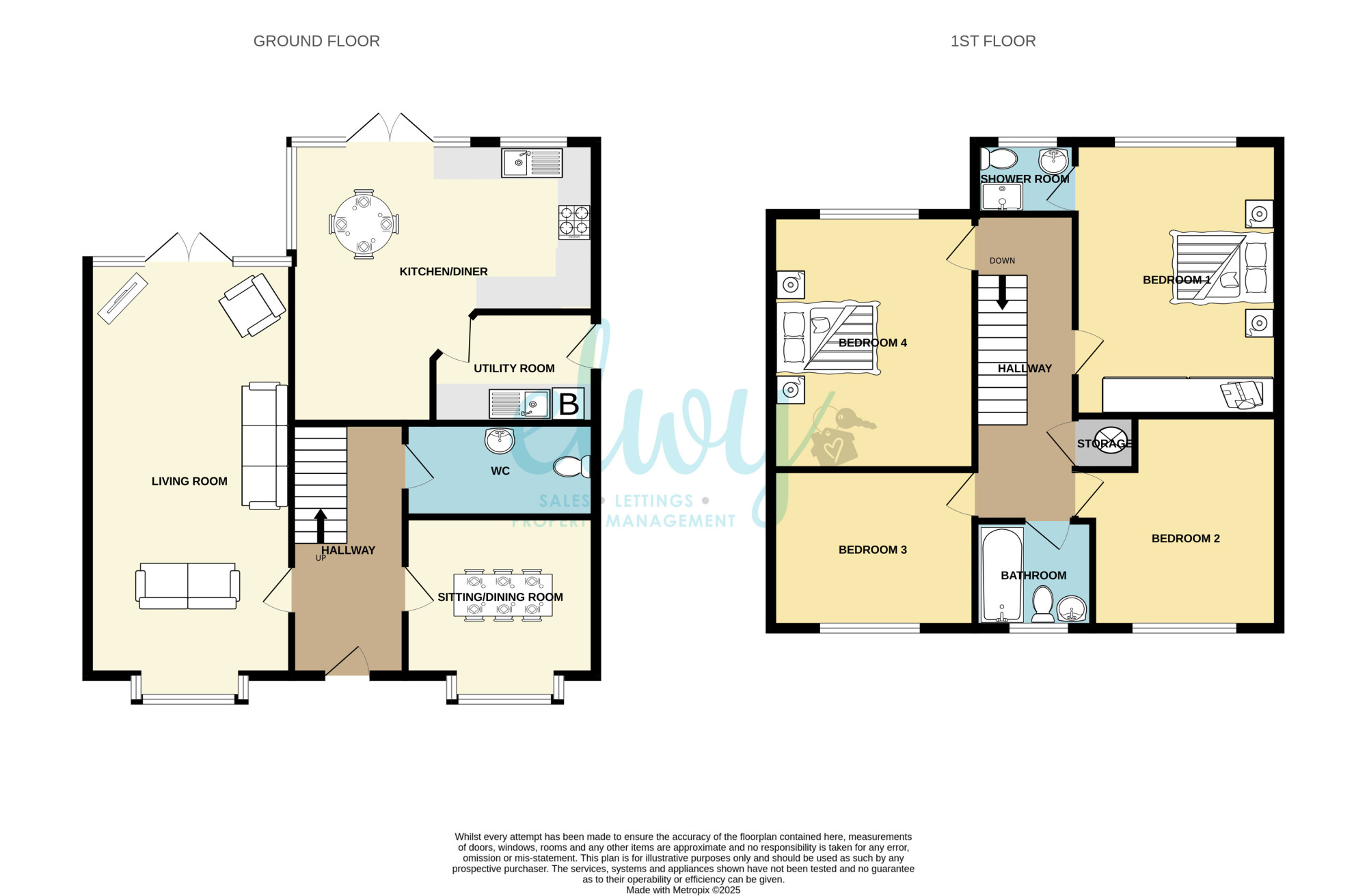 10, Cae Thorley, Rhyl floorplan