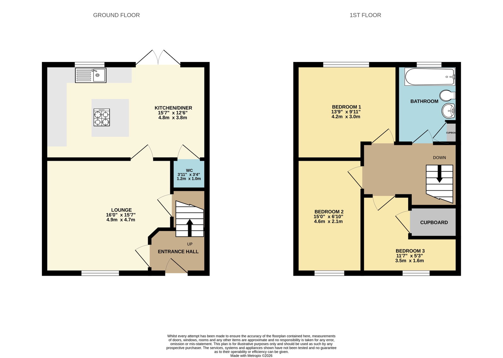 24, Weyland Road, Sherburn In Elmet floorplan