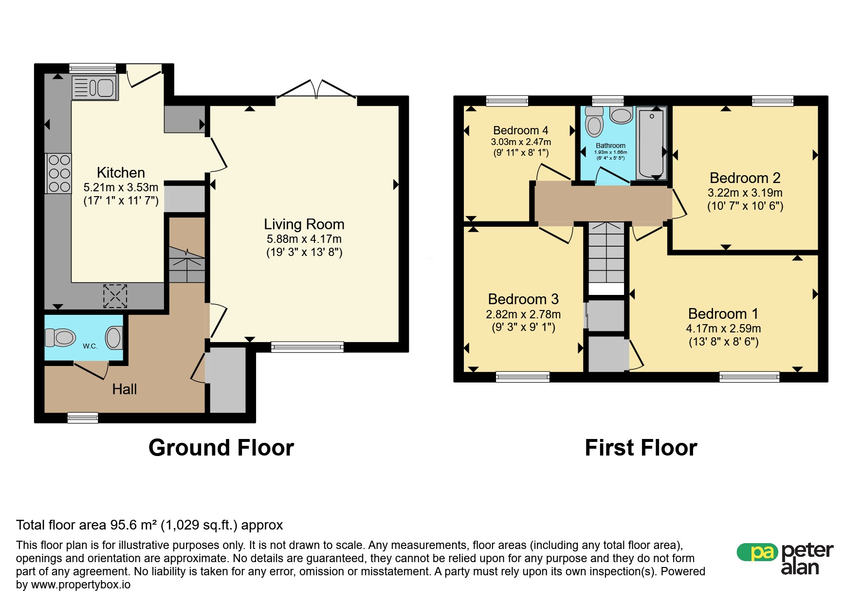 1, St. Arvans Road, Cwmbran floorplan