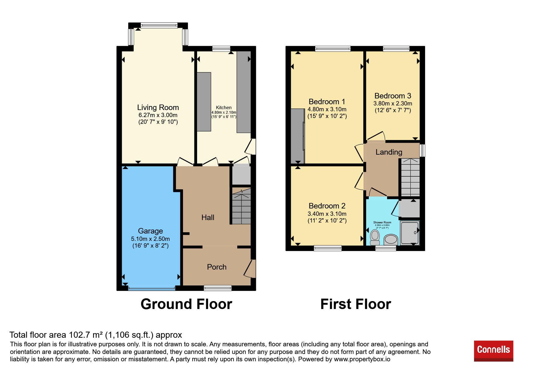 225, Longford Road, Cannock floorplan