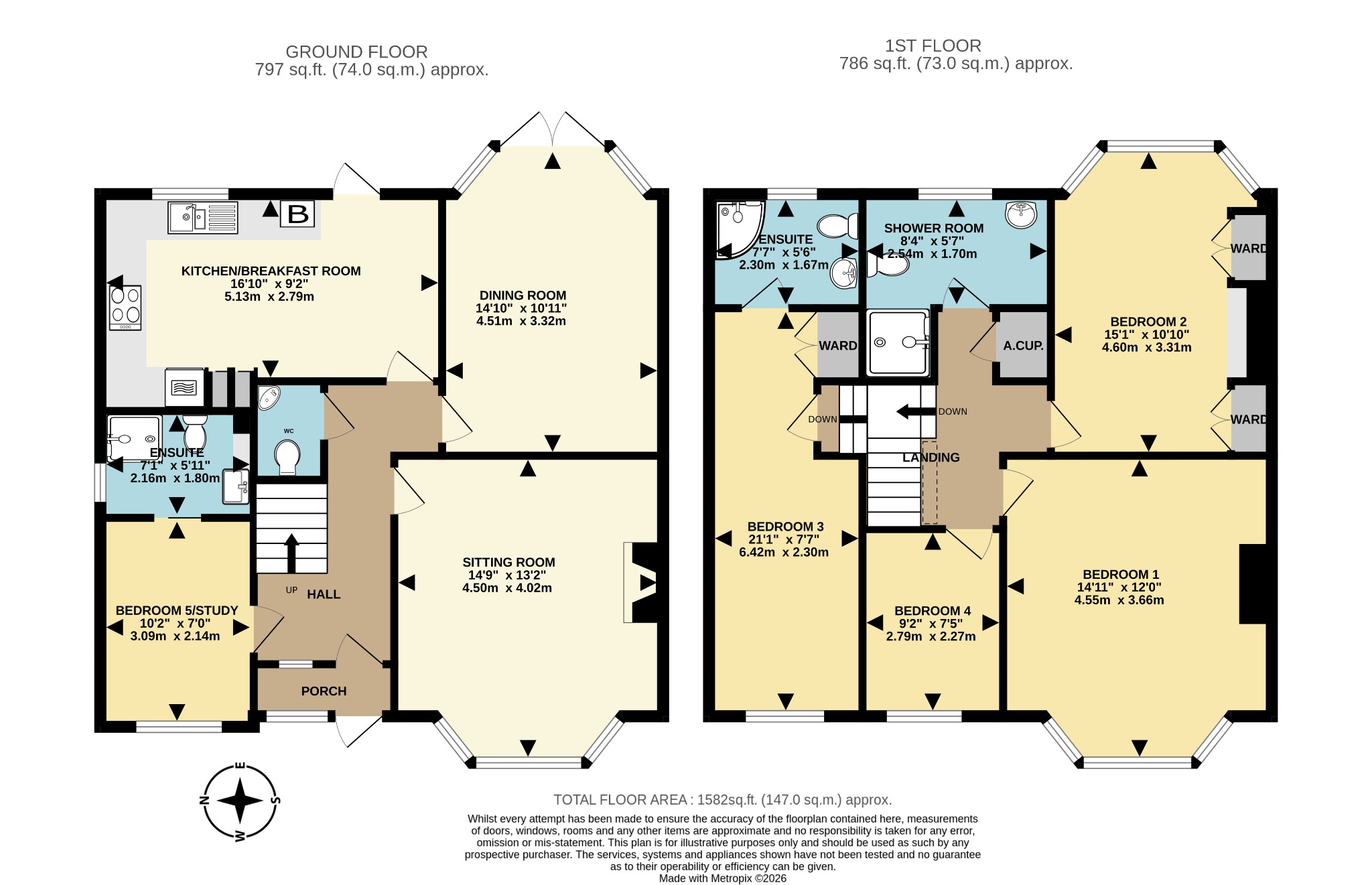 14 Trinfield Avenue, Exmouth floorplan