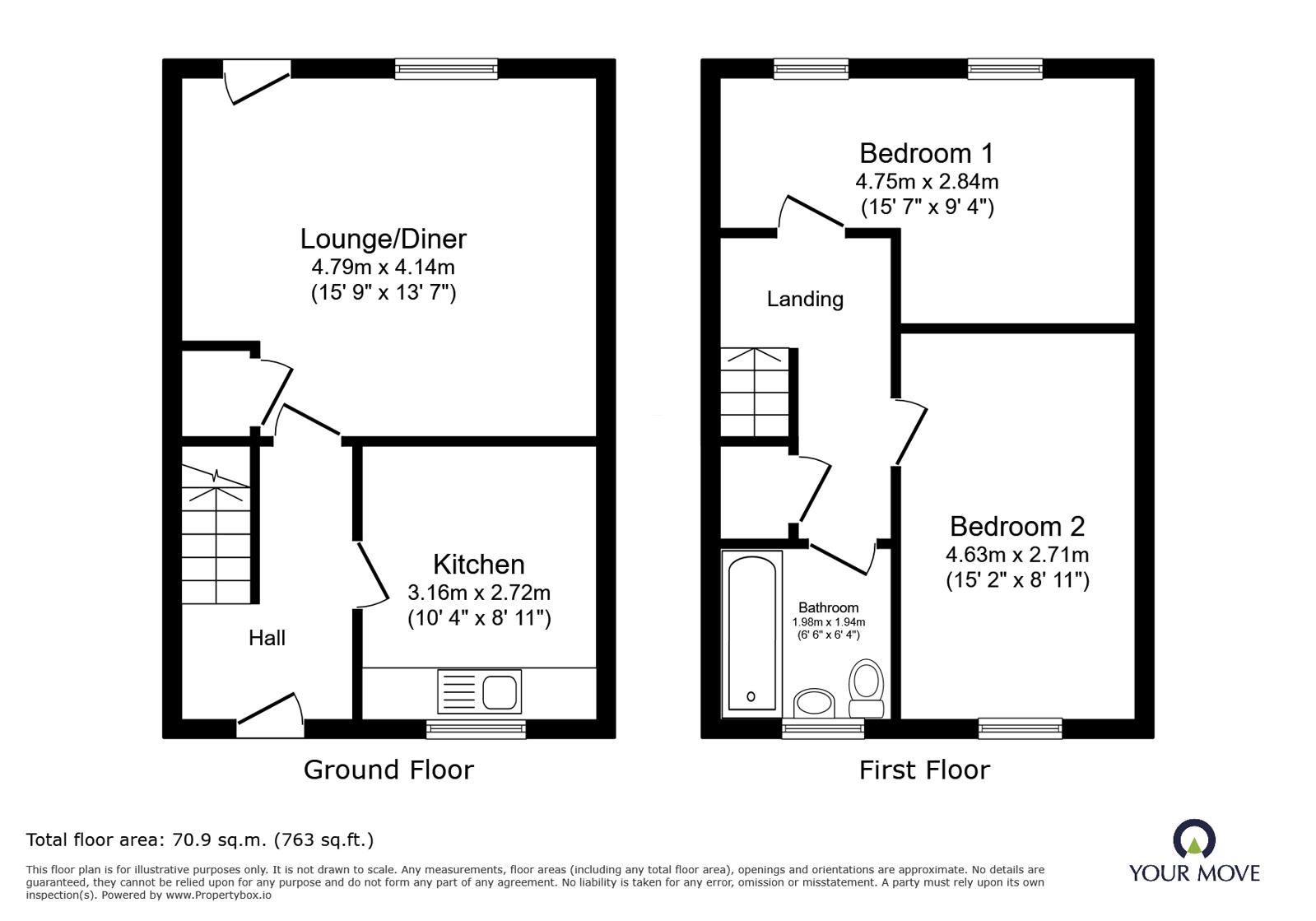 Lloyd Close, Warwickshire floorplan