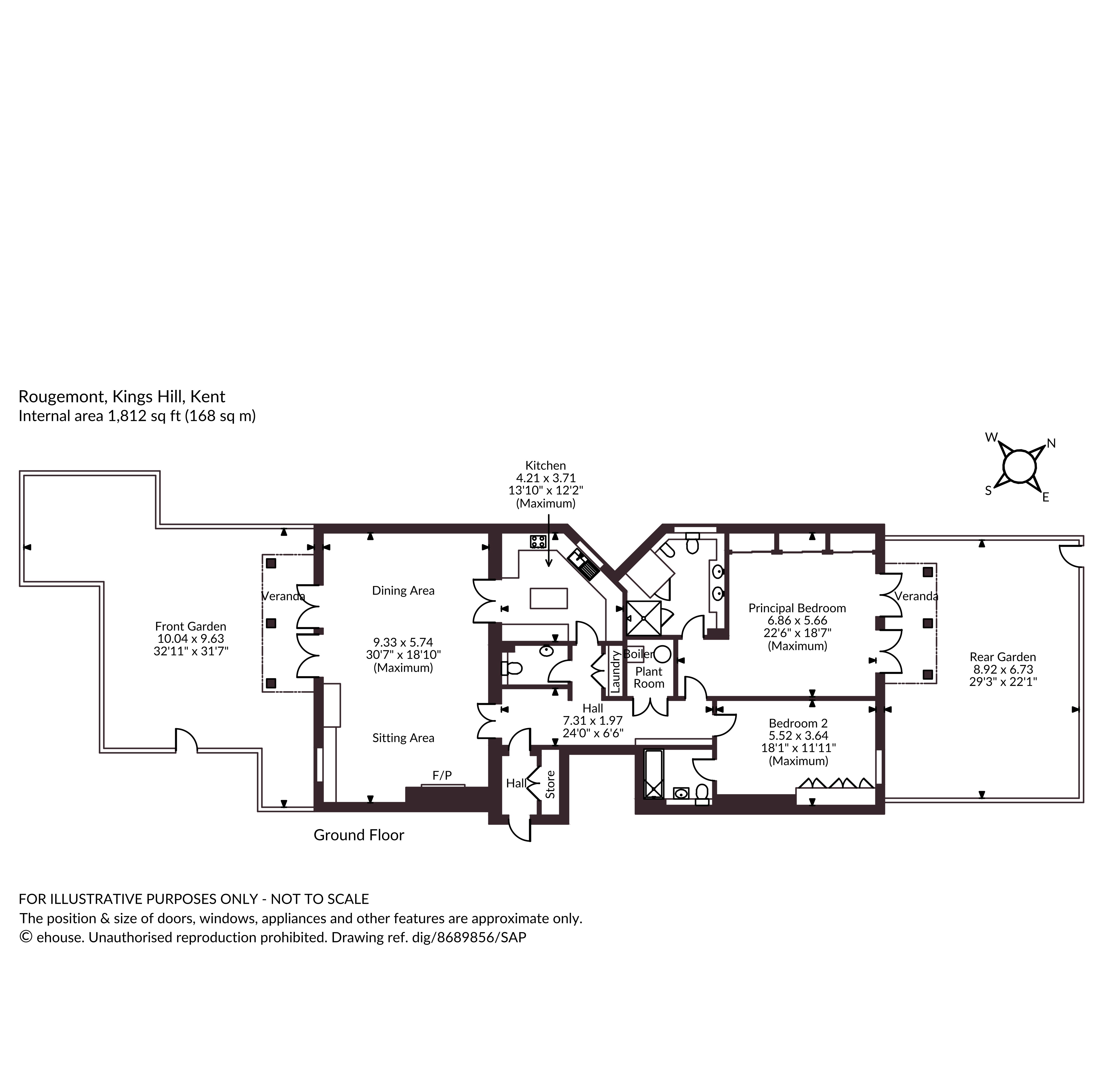 6, Rougemont, West Malling floorplan